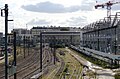 Voies SNCF au niveau du pont Riquet.