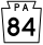 Pennsylvania Route 84 marker