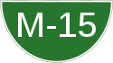 M-15 motorway shield}}