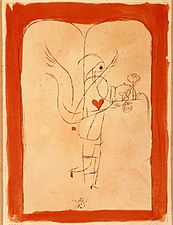 Paul Klee, A Spirit Serves a Small Breakfast, Angel Brings the Desired, 1920