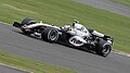 At races where tobacco advertising was not allowed, the "West" logos were replaced with the driver's name in a similar – but subtly different – style. Thus Pedro de la Rosa's McLaren MP4-20 was branded "Pedro" at the 2005 British Grand Prix. Following the termination of the West sponsorship contract in July 2005 the driver's names were in a completely different style for the remainder of the year.