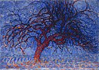 Evening; Red Tree (Avond; De rode boom), 1908–10, 油彩, 70 × 99 cm, Gemeentemuseum Den Haag