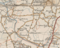 Old map showing the complete branch to Quina Brook