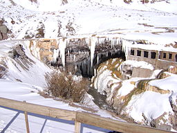 Puente del Inca i juli månad.