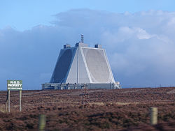 Solid State Phased Array Radar at RAF Fylingdales.