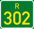 Regional route R302 shield