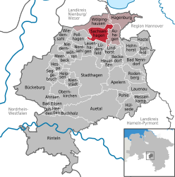 Sachsenhagen – Mappa