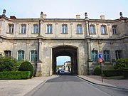 Porche ouvert dans l'abbaye.