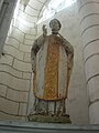 Eglise de Saint-Lupien : sculpture du XVIème siècle représentant Saint Lupien décapité