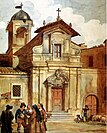 Watercolor of San Caio by Achille Pinelli