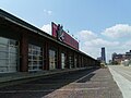 On regular operating days, many vendors will open the stations on this side of the market and set up shop outside of the doors to sell their goods.