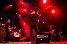 Soulsavers and Mark Lanegan performing live at the Roskilde Festival, July 2007