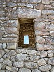 Detail of a trapezoidal window.