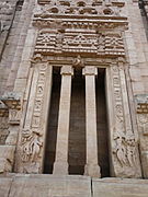 One of the four entrances of the Teli ka Mandir, built by the Pratihara emperor Mihira Bhoja.[204]