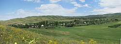 The upper (southern) part of Tömön-Suu village as seen from the west