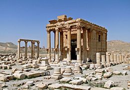 Le temple de Baalshamin en 2010.