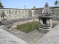 A temple tank at Chennakesava Temple in Belur, Karnataka.