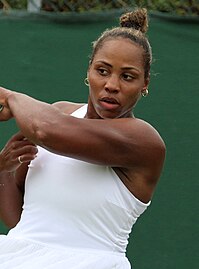 Taylor Townsend was part of the winning women's doubles team.[114]