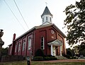 Trinity German Evangelical Lutheran Church, built in 1868, in Franklin Park, Pennsylvania.