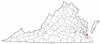 Location in the State of Virginia