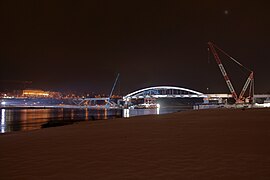 夜間的大橋