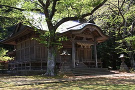 由良比女神社 拝殿