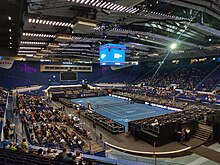 Die Ostrava Arena während der WTA Ostrava Open im Jar 2021.