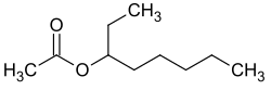 Strukturformel von 3-Octylacetat