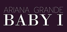 Logo del disco Baby I