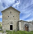 Facciata della Badia di Montepiano (PO)