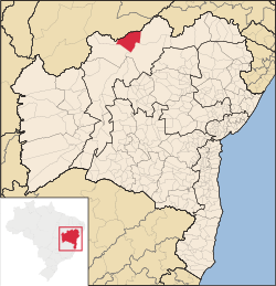 Location of Remanso in Bahia