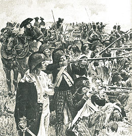 Description de l'image Bataillon carré Républicains au combat.jpg.