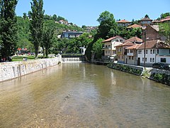 Bentbaša Miljacka river