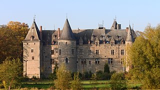 Château de Ham-sur-Heure (façade arrière).