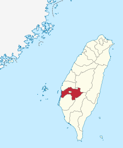 Contea di Chiayi – Localizzazione