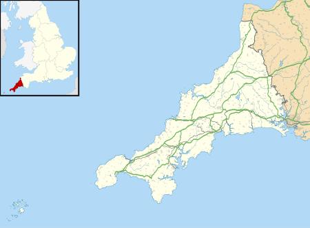 List of settlements in Cornwall by population is located in Cornwall
