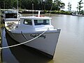 Deadrise workboat Capt. Colby at Tyler's Beach near Smithfield, VA.