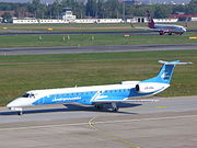 Embraer ERJ-145 в аэропорту Берлина