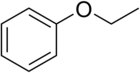 Skeletal formula of ethyl phenyl ether