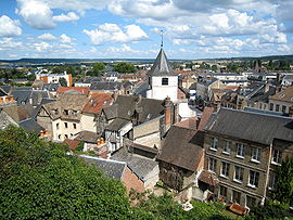View of Gaillon from the castle