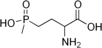 Skeletal formula of glufosinate