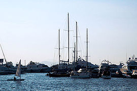 The marina of Glyfada