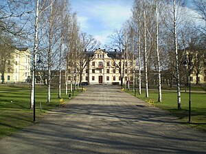 Huvudentrén till Högskolan i Gävle