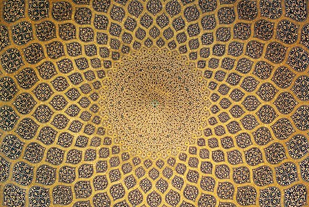 Dome ceiling of the Sheikh Lotfollah Mosque, by Nikopol