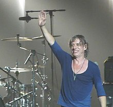 Jean-Louis Aubert performing in Strasbourg (25 June 2011)