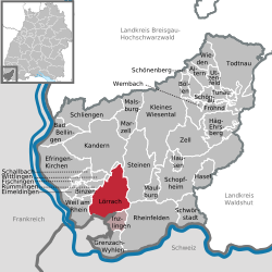 Lörrach – Mappa