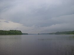 Vuotjärven Kellolahtea Juankoskella