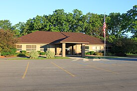 Township Hall on Pleasant Lake Road