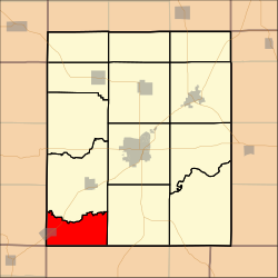 Location in Saline County