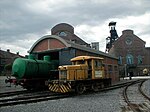 Les trains utilisés dans la mine du Bois du Cazier à Marcinelle